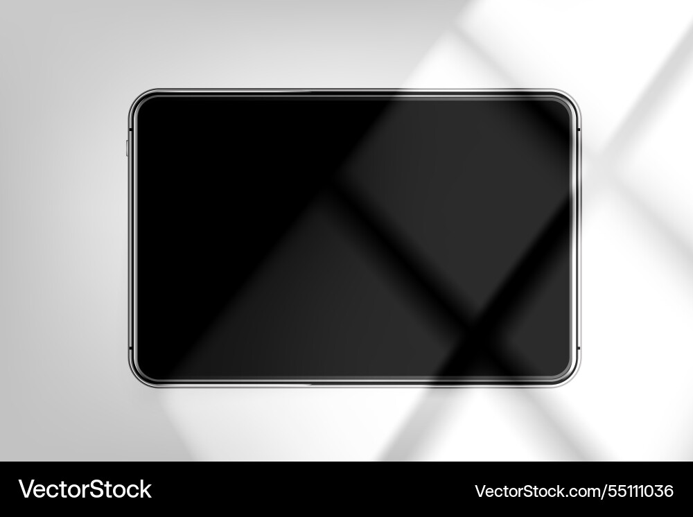 Modern tablet computer on bright background Modern tablet computer on bright background vector image