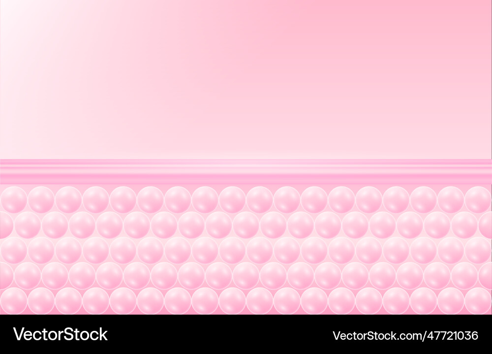 Skin cell structure layer pink Skin cell structure layer pink Vector Image