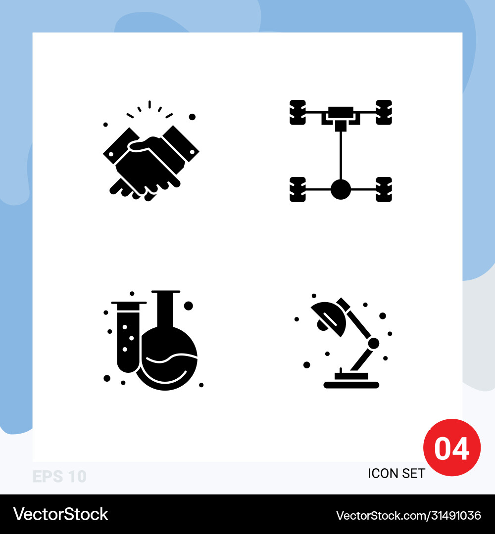 Solid glyph concept for websites mobile and apps Vector Image