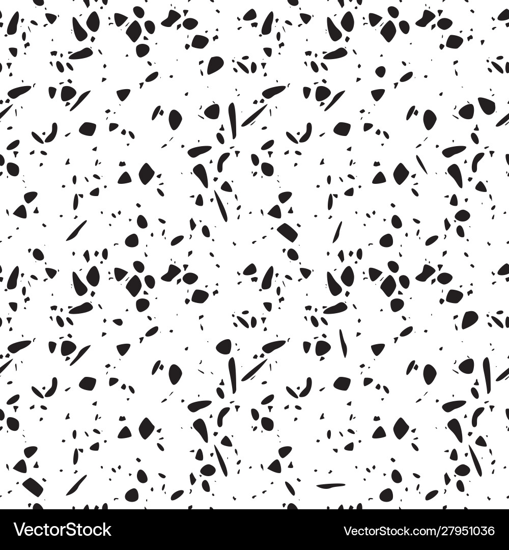 Terrazzo Seamless Pattern Vector Image