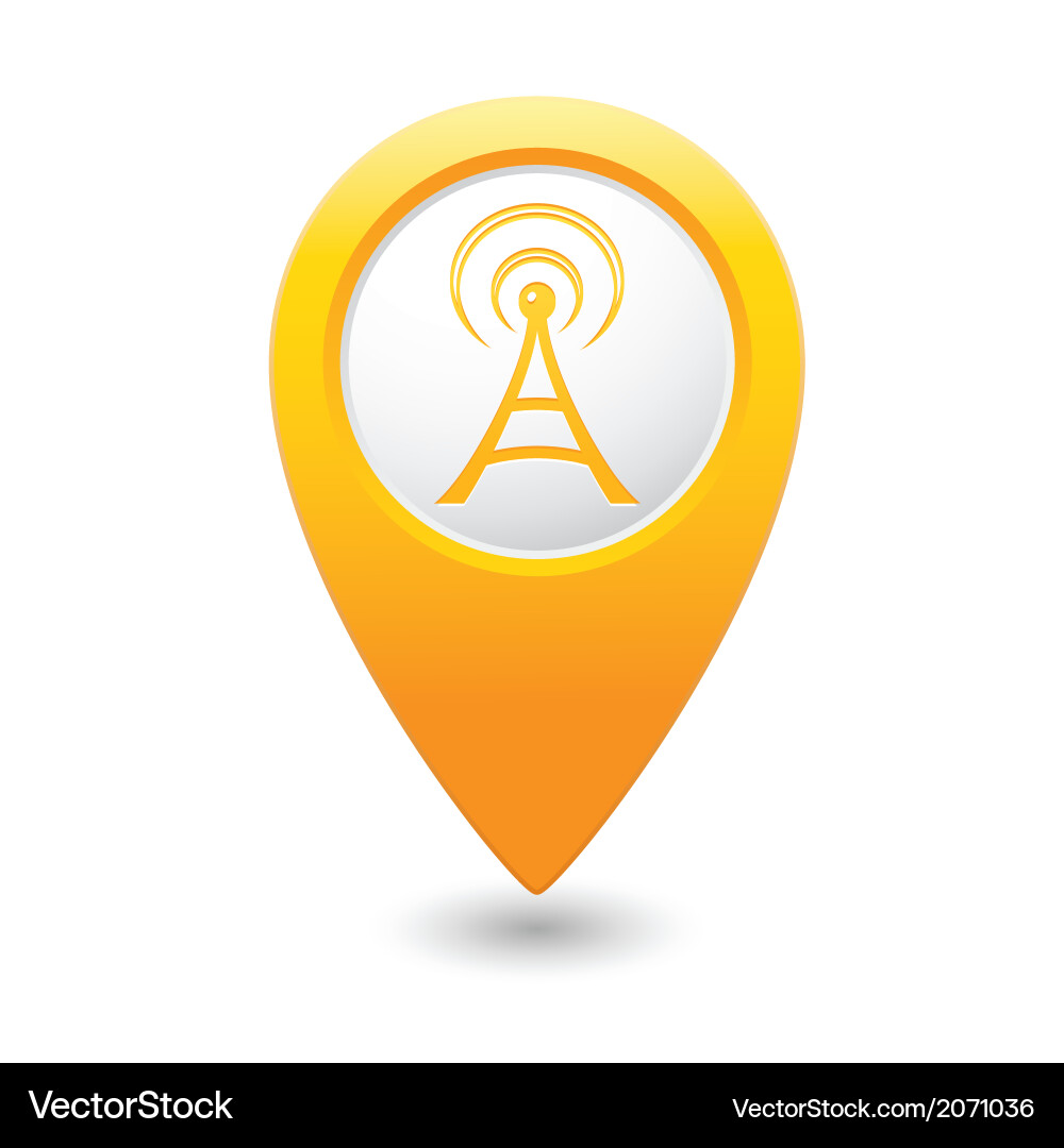 WLAN-Verbindung Pointer Vektorbild