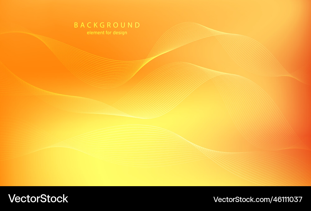 Abstract gradient background wave element Abstract gradient background wave element vector image