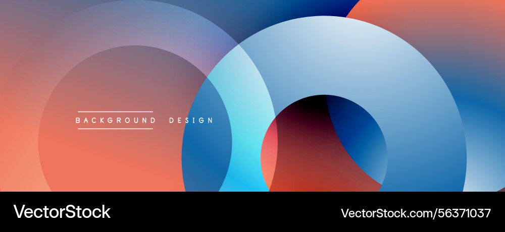 Abstract overlapping circles create vibrant Abstract overlapping circles create vibrant vector image