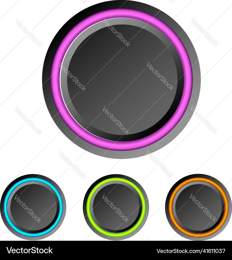 Abstract user interface elements set Abstract user interface elements set vector image