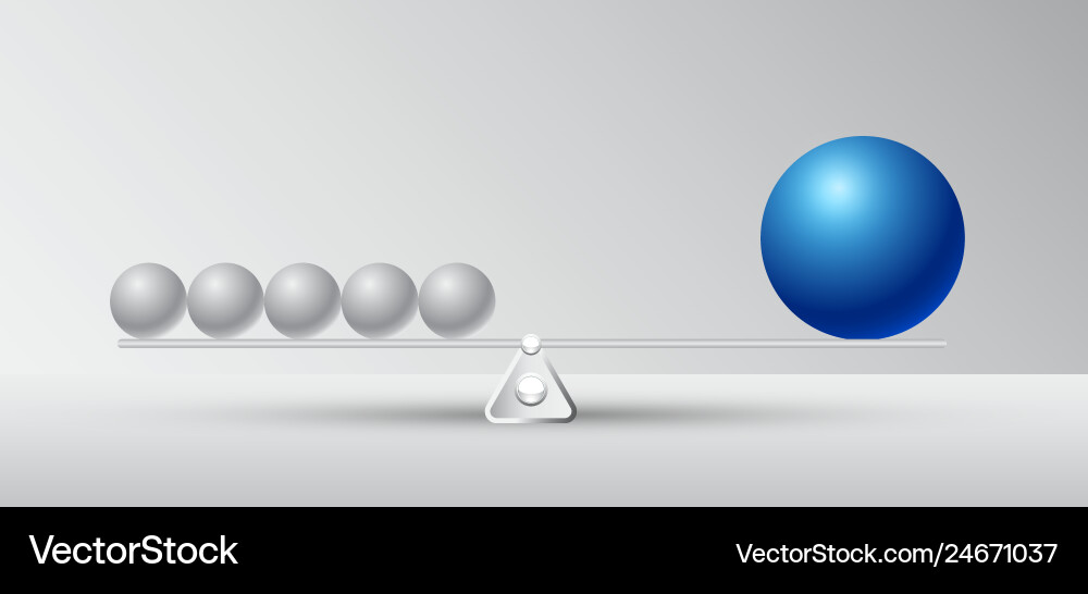Comparative with disadvantage and advantageous Comparative with disadvantage and advantageous vector image