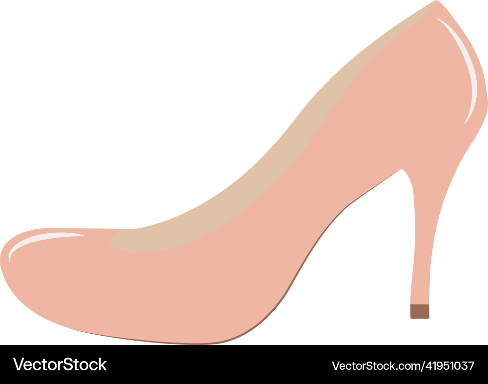 Demi-season women s shoes fashionable high heel Demi-season women s shoes fashionable high heel vector image