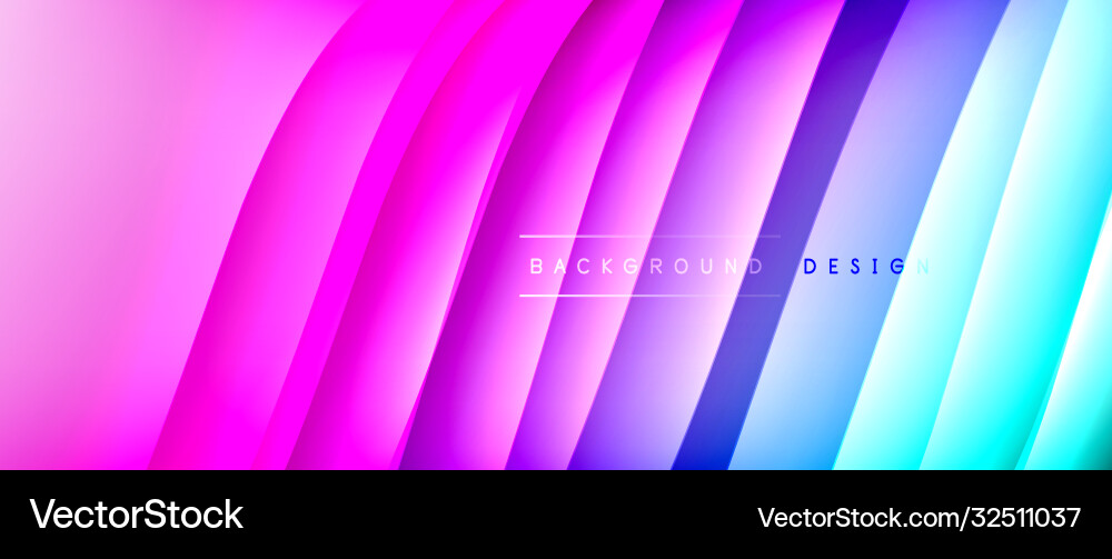 Fluid gradient waves with shadow lines and glowing Fluid gradient waves with shadow lines and glowing Vector Image