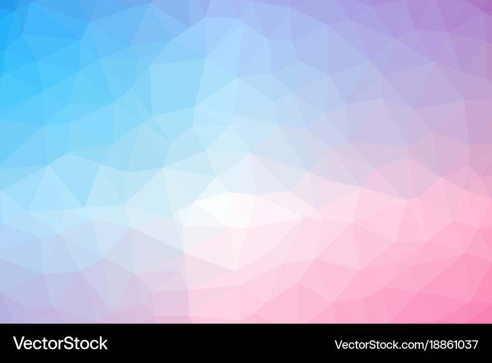 Low poly abstract background with colorful vector image