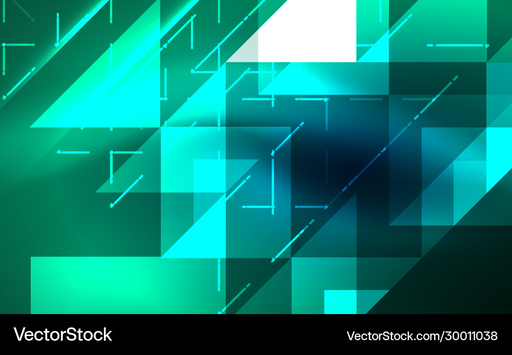 Abstract background mosaic triangle pattern vector image