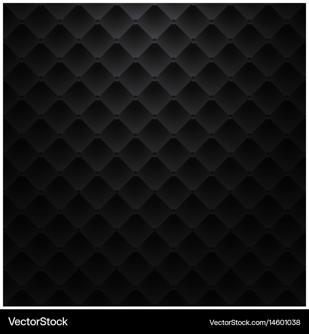 Black Square Pattern Fabric Texture vector image