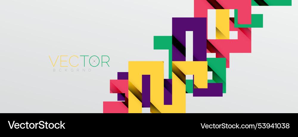 Color bend lines with shadow texture effect Vector Image
