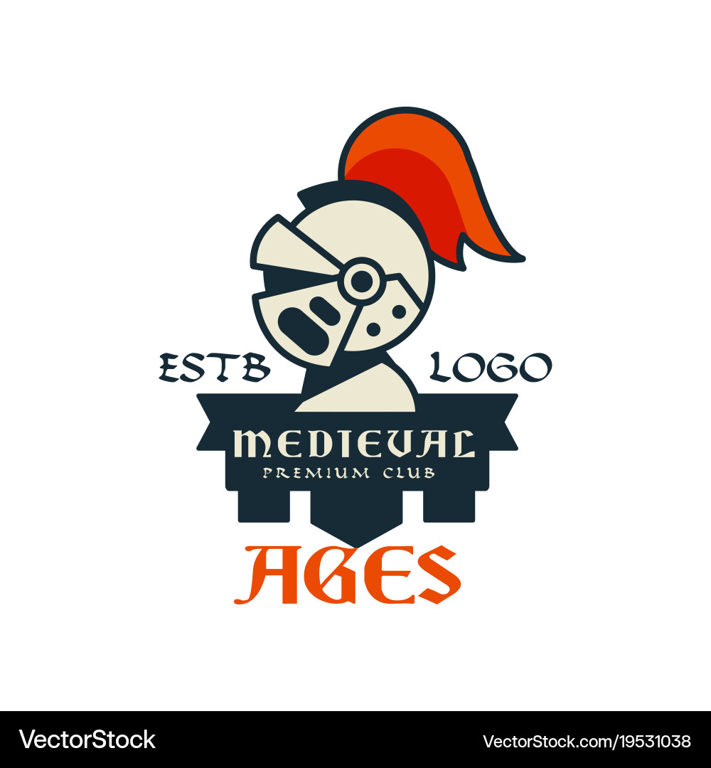 Medieval Estb Logo - Premium Badge Vector Image
