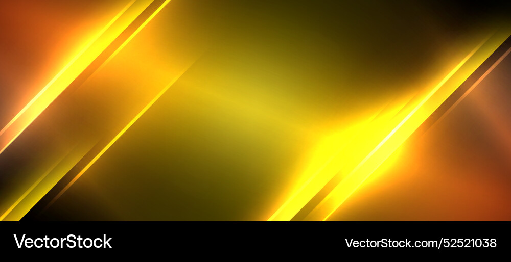 Neon dynamic diagonal light rays background Vector Image