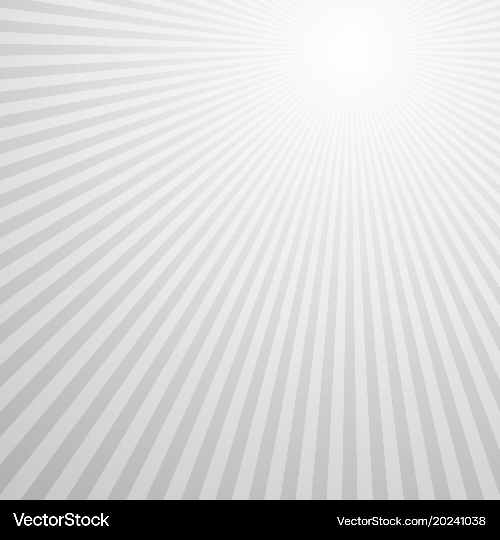 Retro abstract gradient sunray pattern background vector image