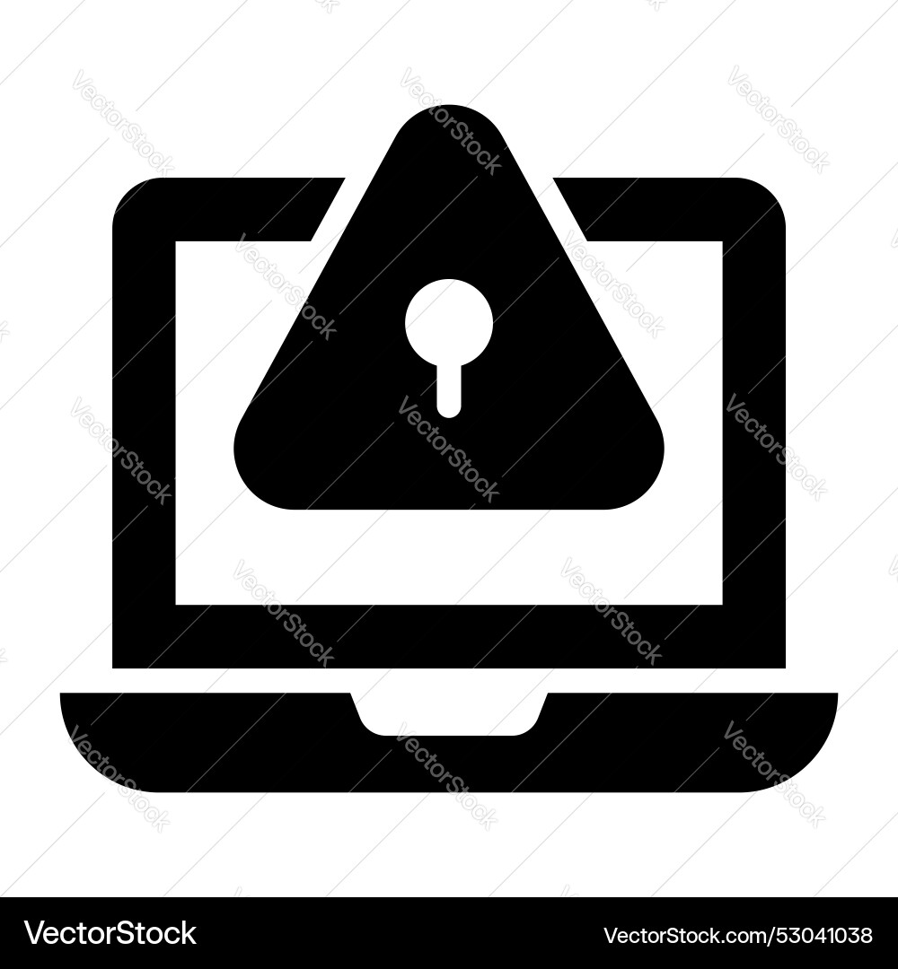 Website-Fehlersystem Hacken Web-Sicherheitsfehler vektorbild