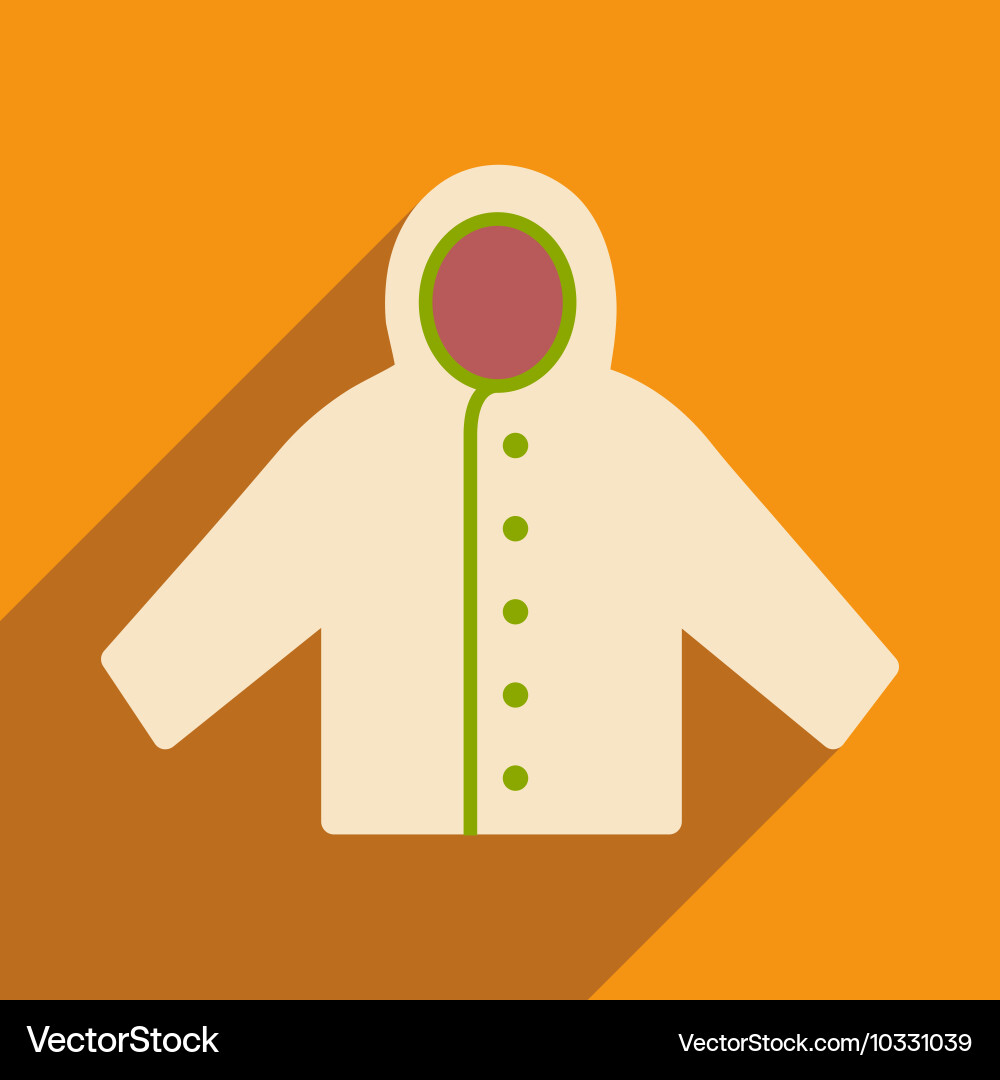 Flat with shadow icon and mobile application Vector Image