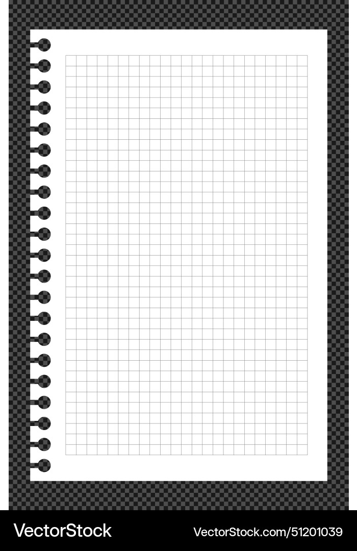 Sheet paper empty style checkered background Sheet paper empty style checkered background vector image
