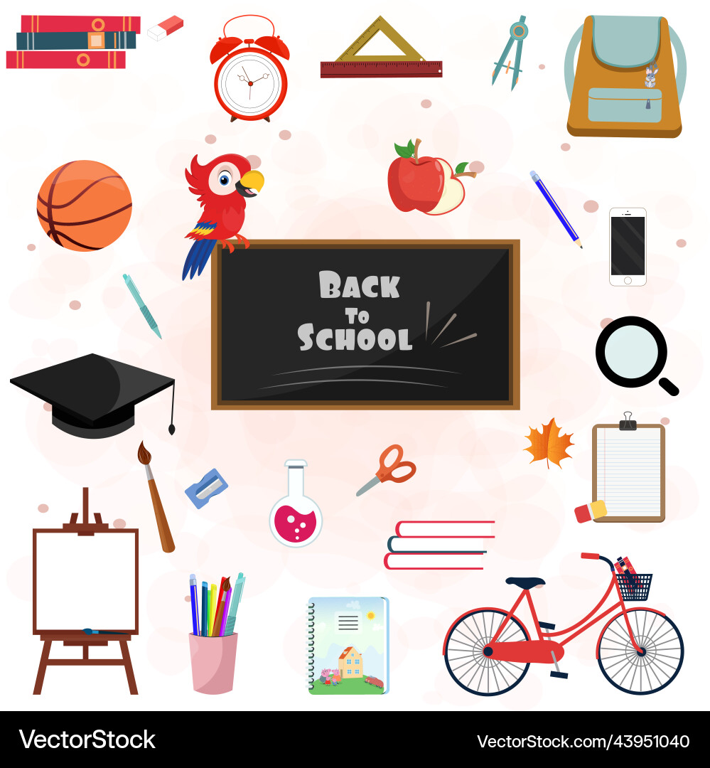 Back-to-school Vector Image