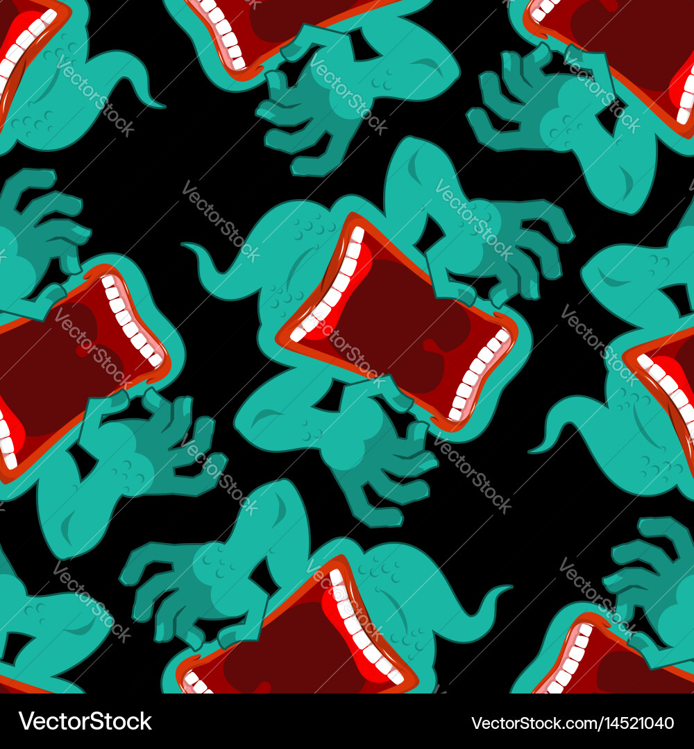 Ghost seamless pattern terrible howling wraith Vector Image