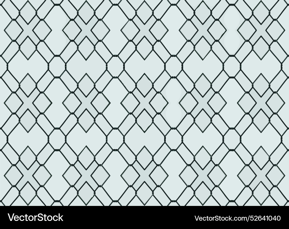 Link fence with wire pattern texture Vector Image