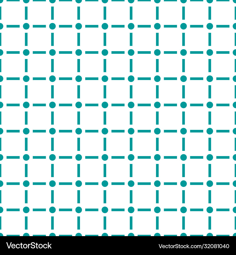 Modern seamless pattern with dot and line vector image