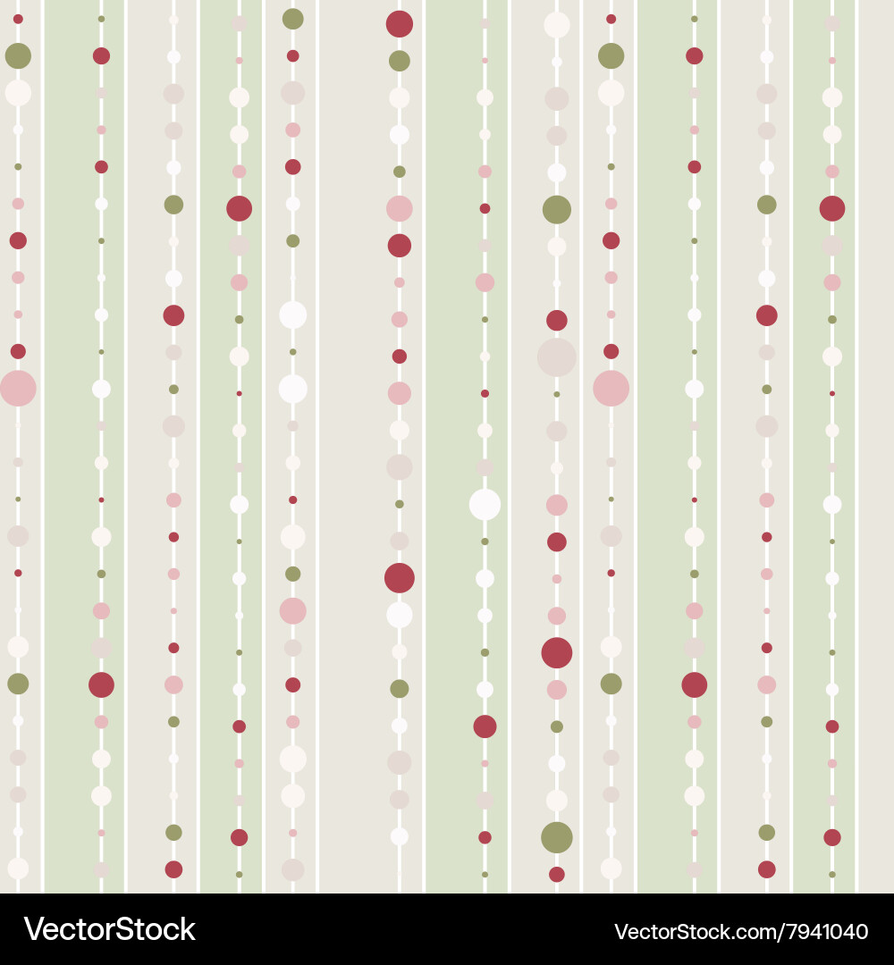 Seamless pattern with lines and dot Vector Image