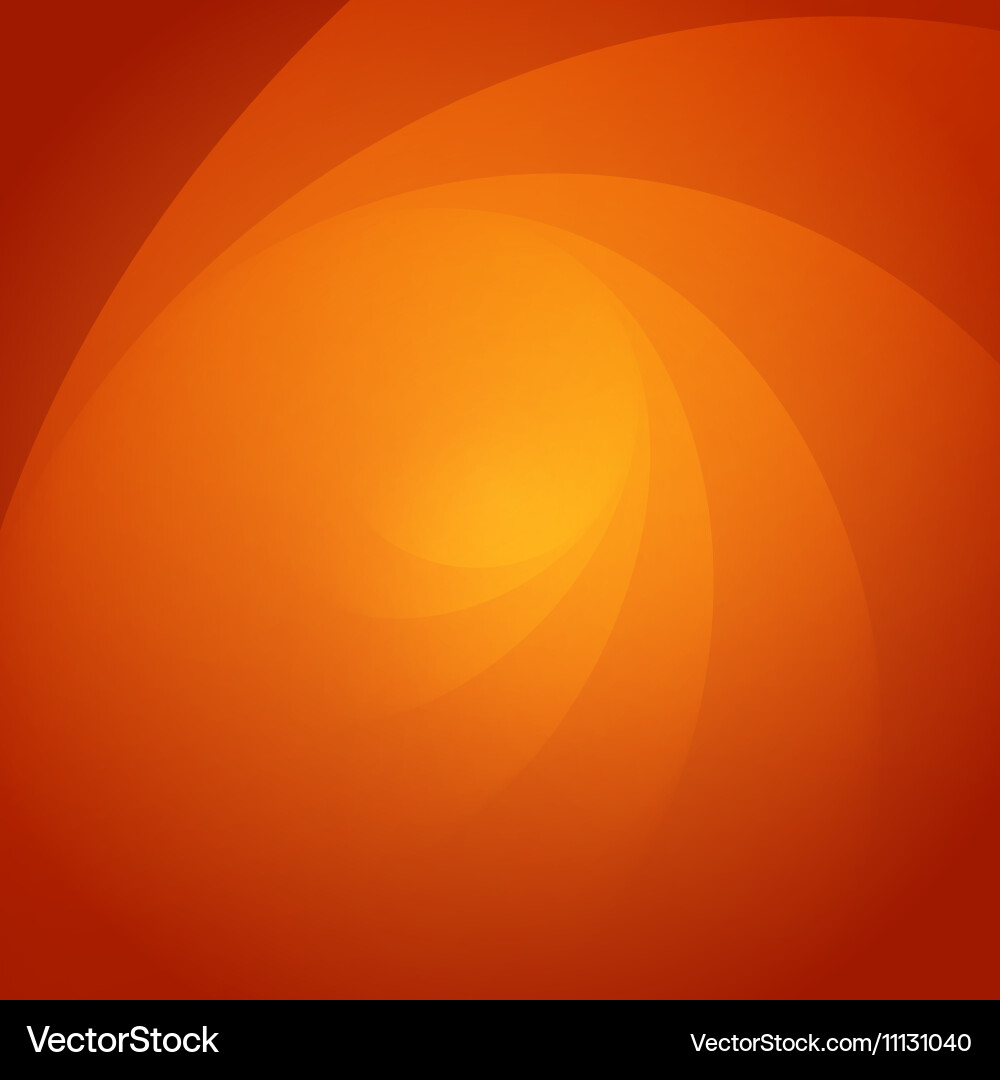 Smooth light orange waves lines abstract Vector Image
