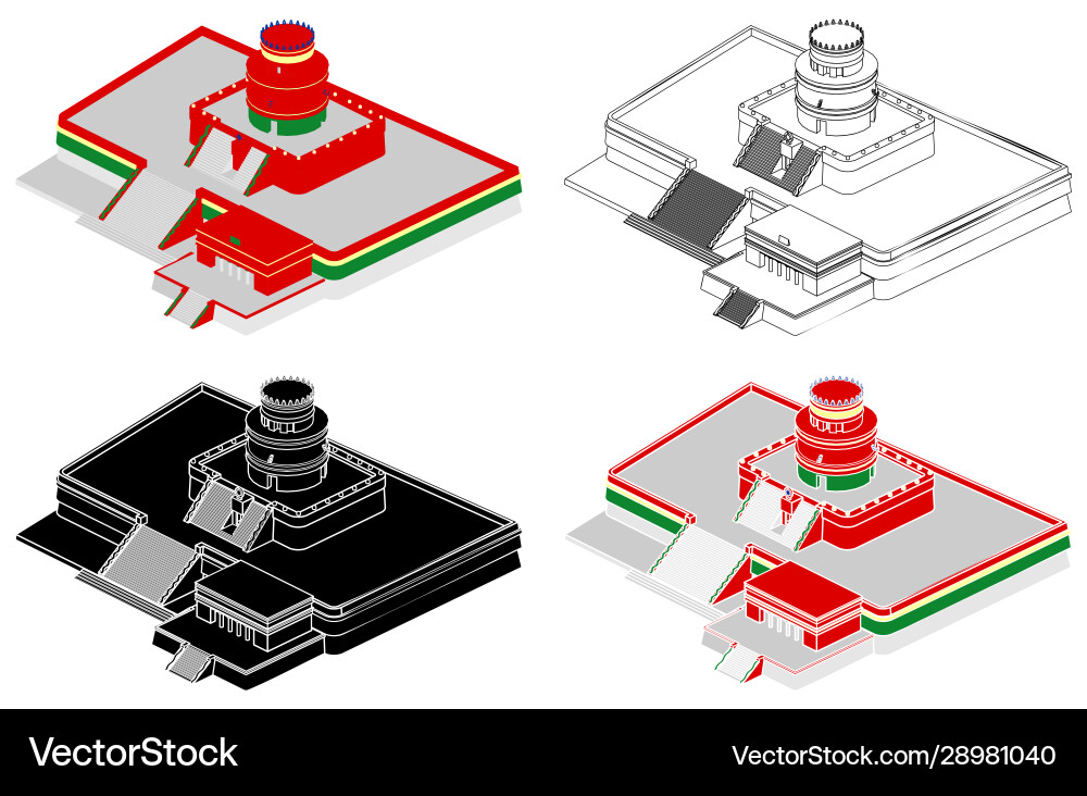 Snail observatory in perspective view Snail observatory in perspective view vector image