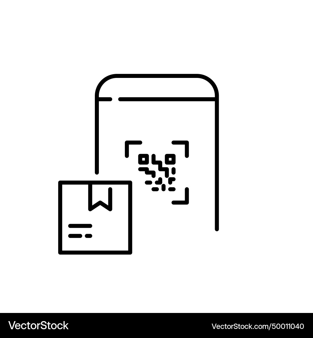 Tracking parcel location using qr code pixel Tracking parcel location using qr code pixel vector image