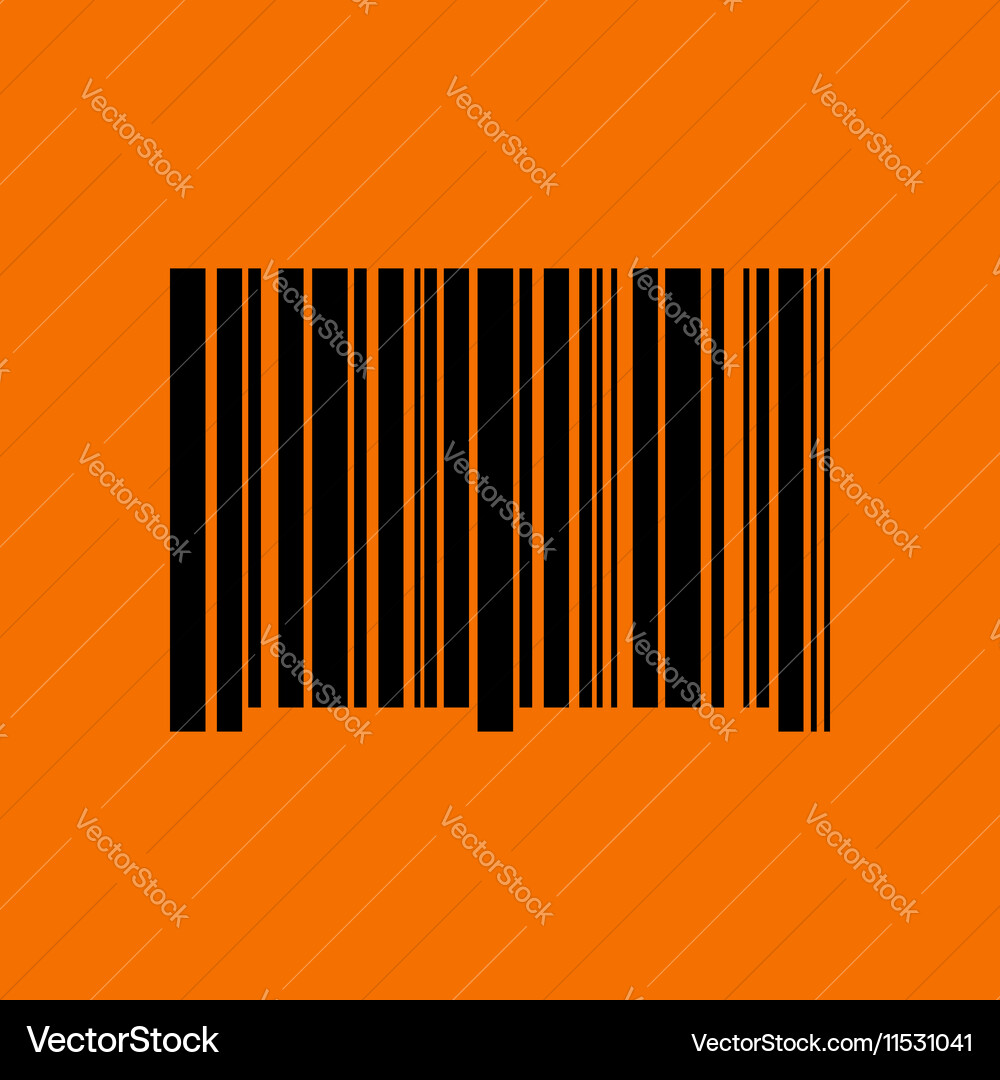 Bar code icon vector image