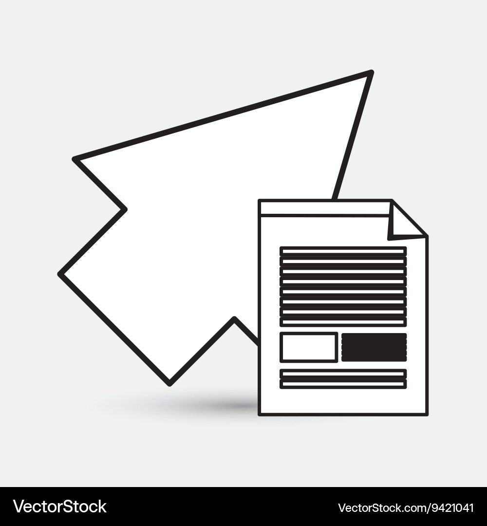 Cursor design colorful vector image