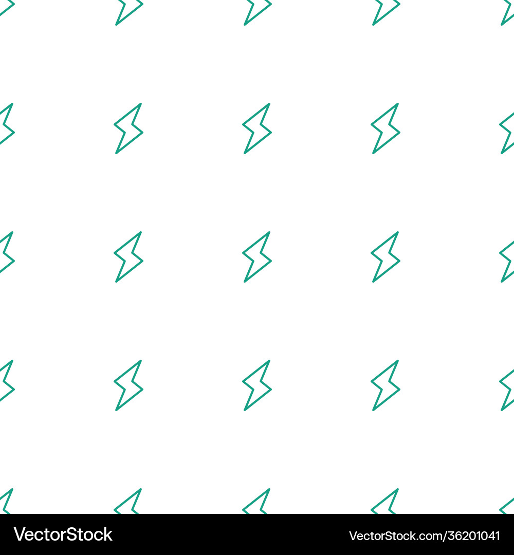Flash icon pattern seamless white background Vector Image