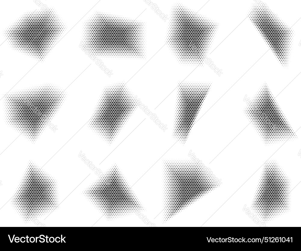Halftone hexagon pattern reprographic technique Halftone hexagon pattern reprographic technique Vector Image