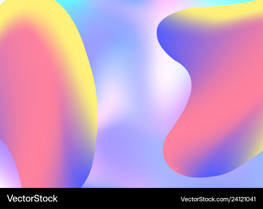 Liquid elements background with dynamic shapes Vector Image