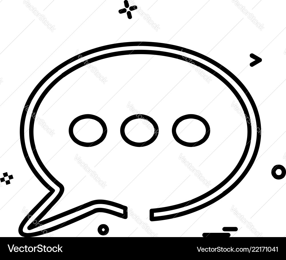 Message icon design Message icon design Vector Image