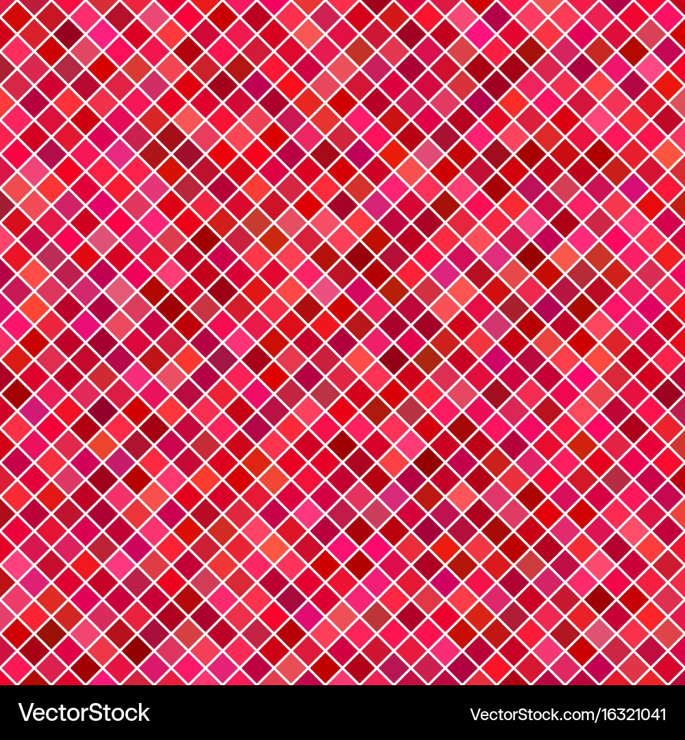 Red square pattern background - graphic Vector Image