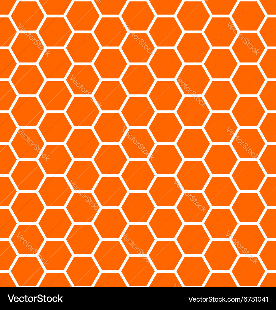 Seamless hexagons pattern vector image