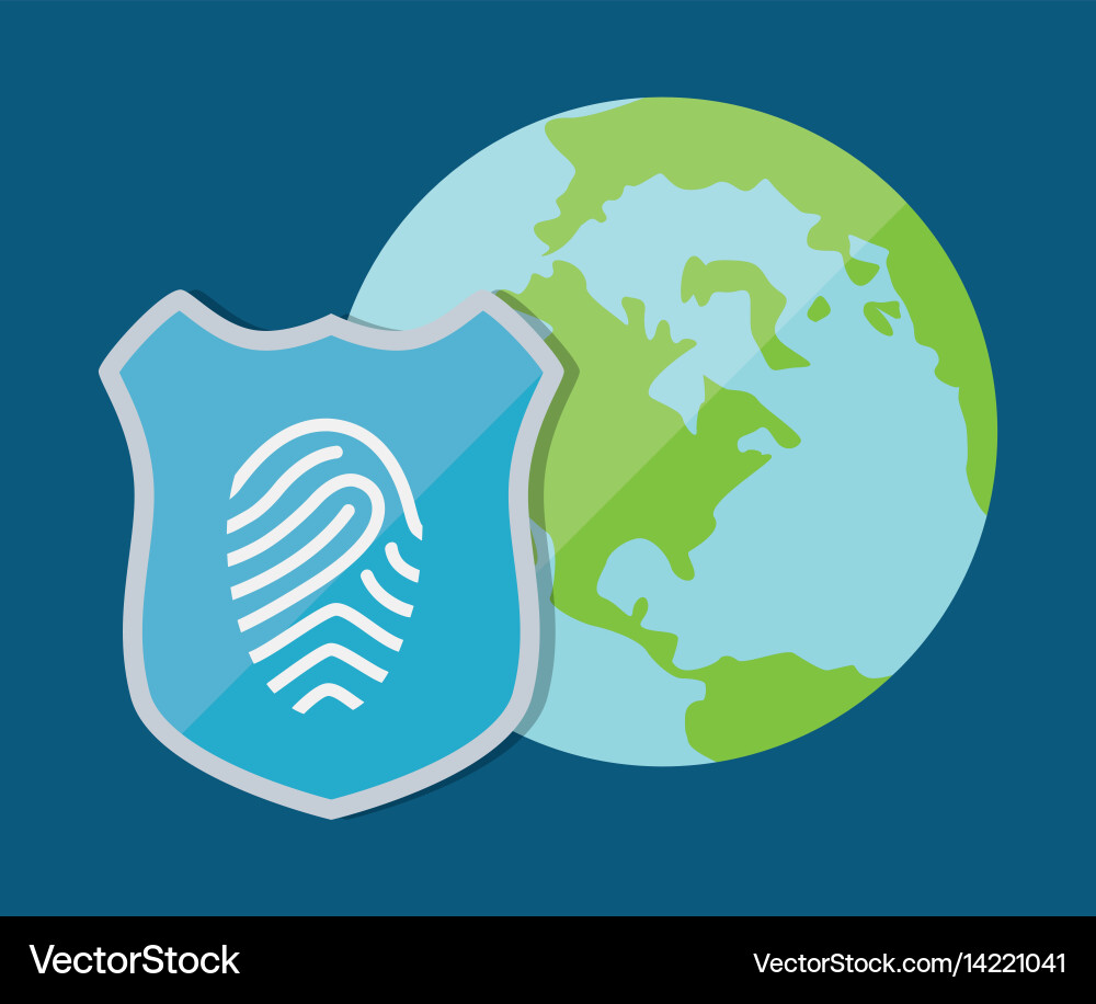 Shield and security system design Vector Image