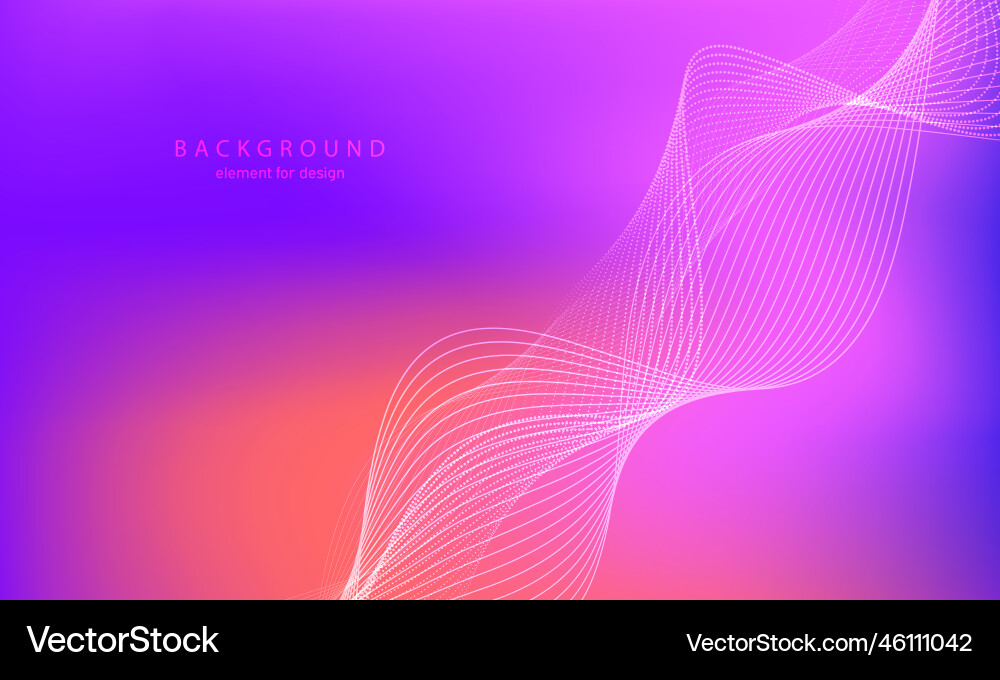 Abstract gradient background wave element Abstract gradient background wave element Vector Image