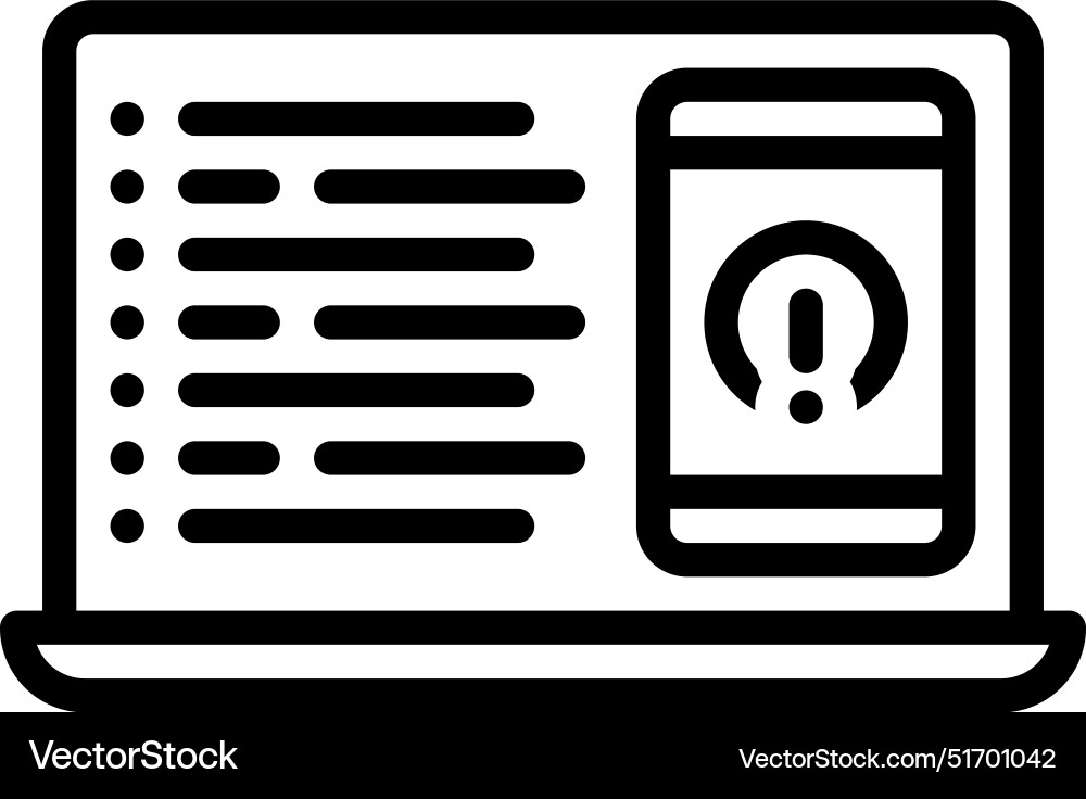 Code issue vector image