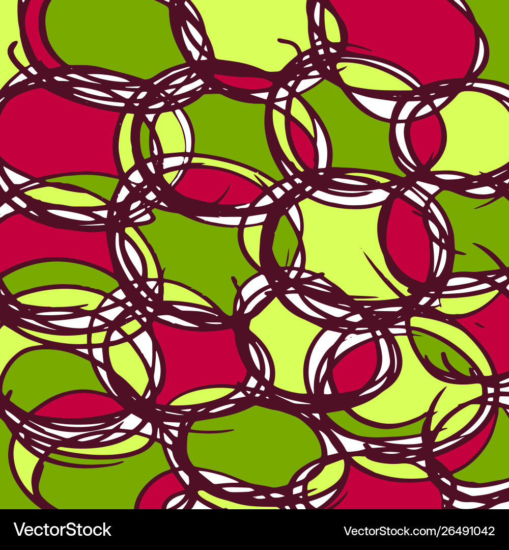 Colored abstract pattern graffiti Vector Image