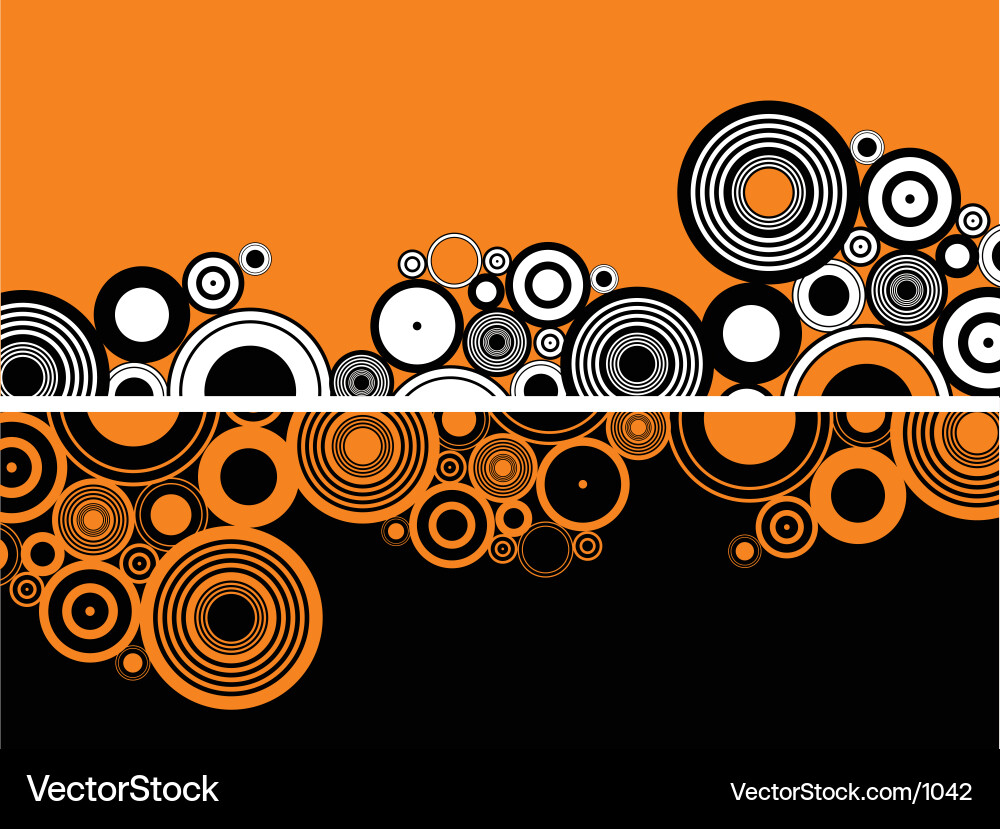 Colorful Circle Pattern Vector Image