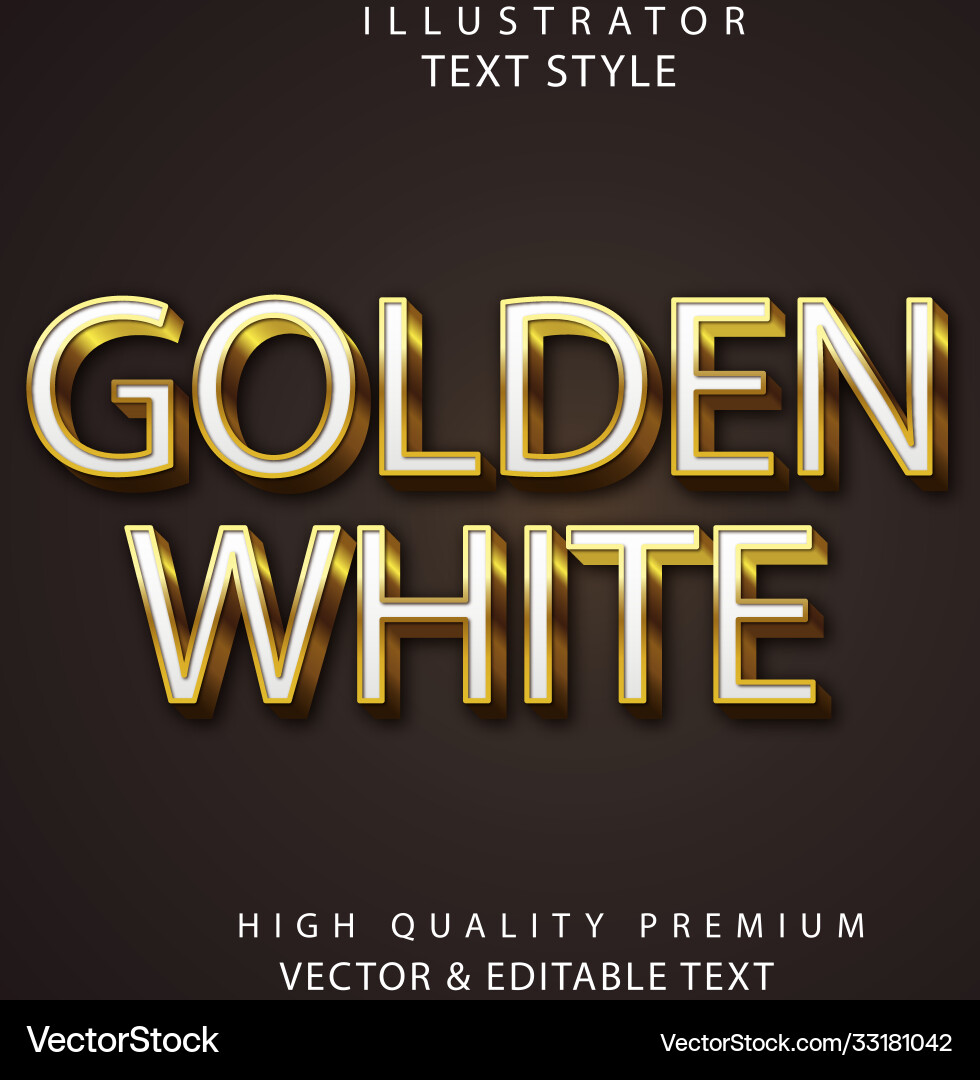 Editable text style effect typography template Editable text style effect typography template vector image