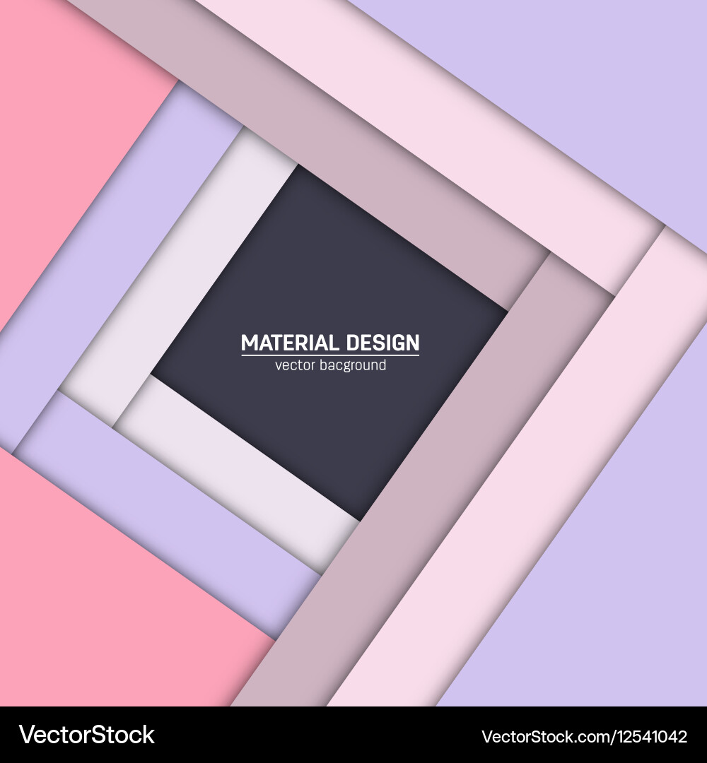 Material design background abstract vector image