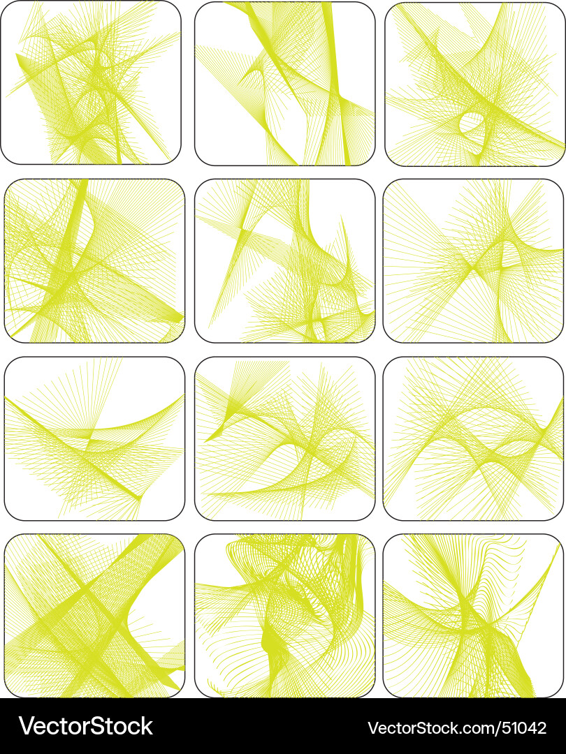 Mesh grid set vector image