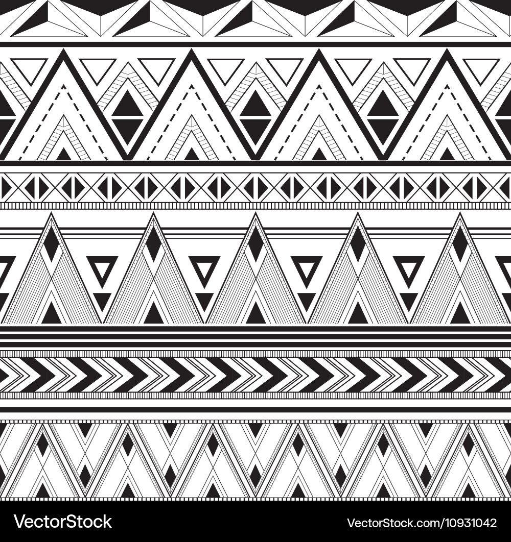 Texture with geometric patterns a set of ornaments Vector Image