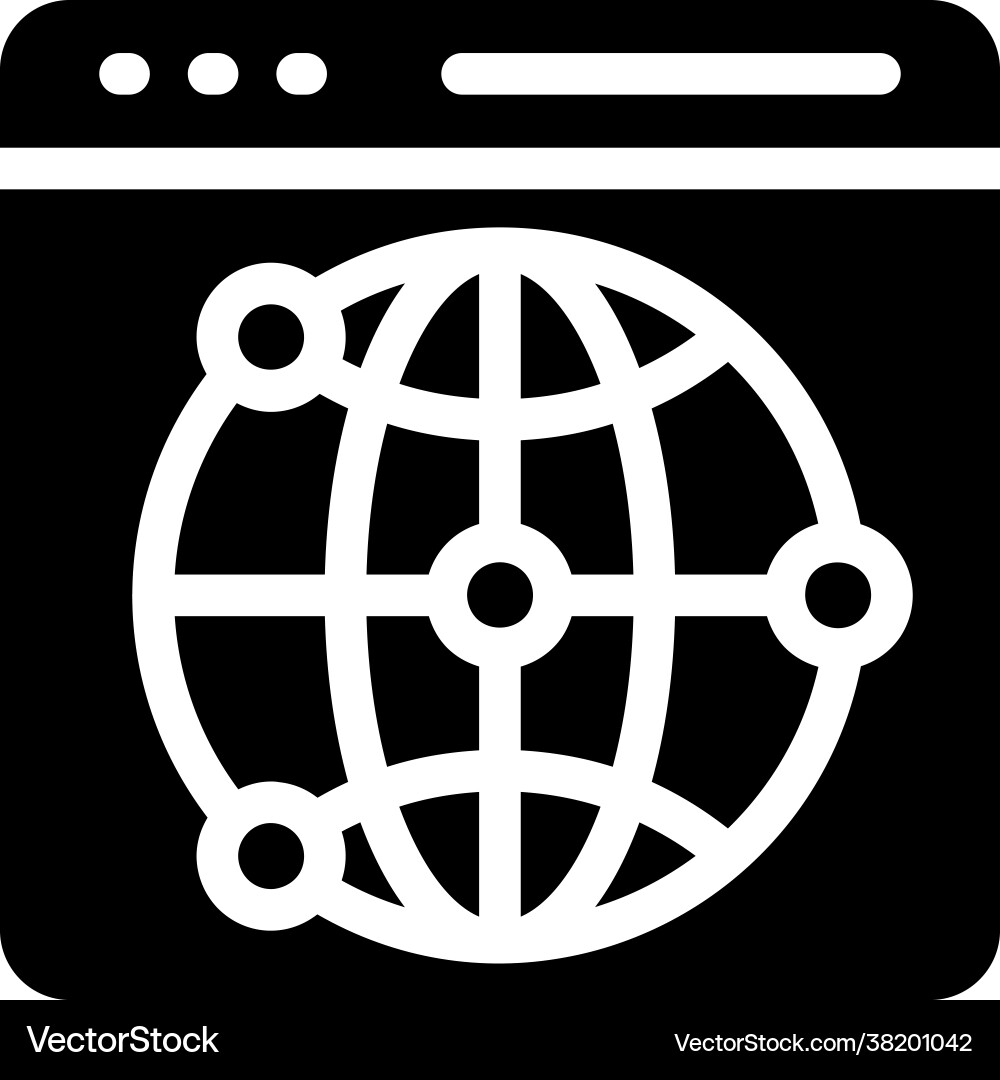 Web browsing Vector Image