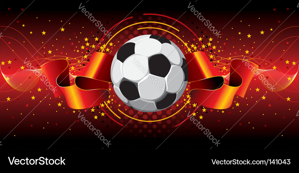 Dynamic Soccer Background Vector Image