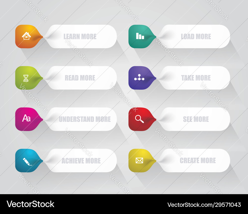 Modern design from option lines with folded Modern design from option lines with folded vector image