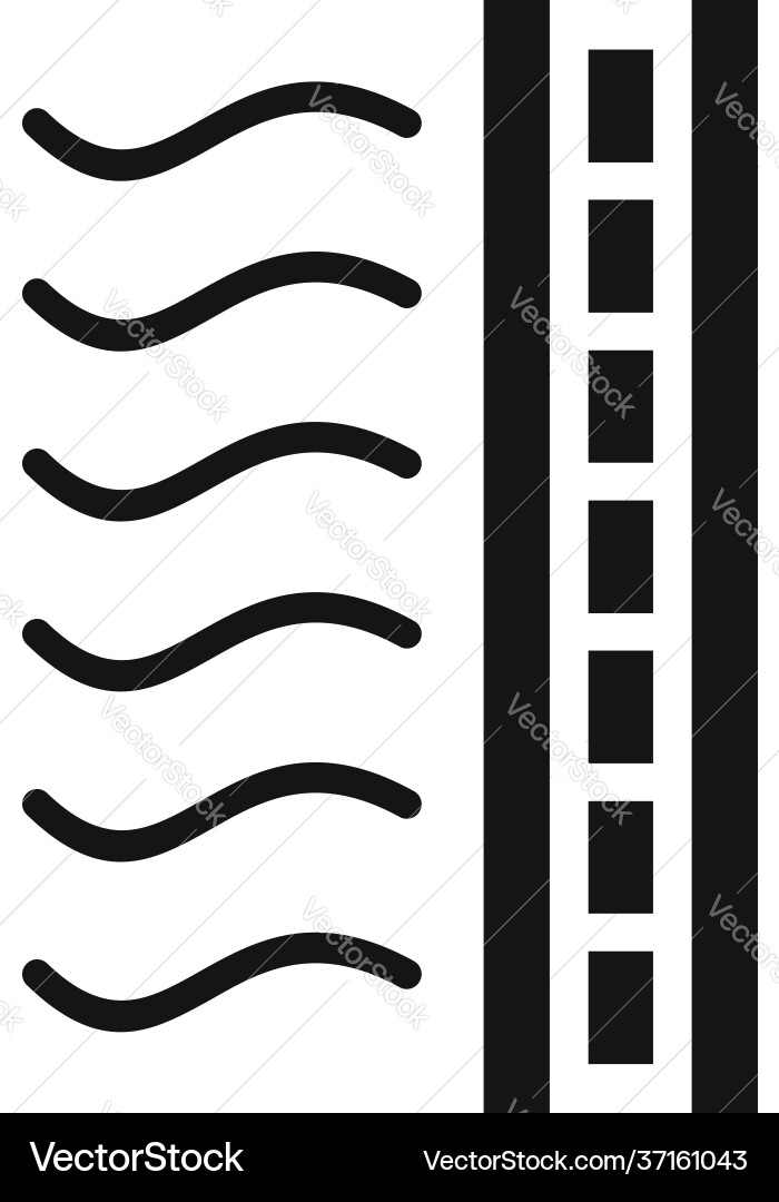 Sound record absorbing icon simple style Sound record absorbing icon simple style vector image